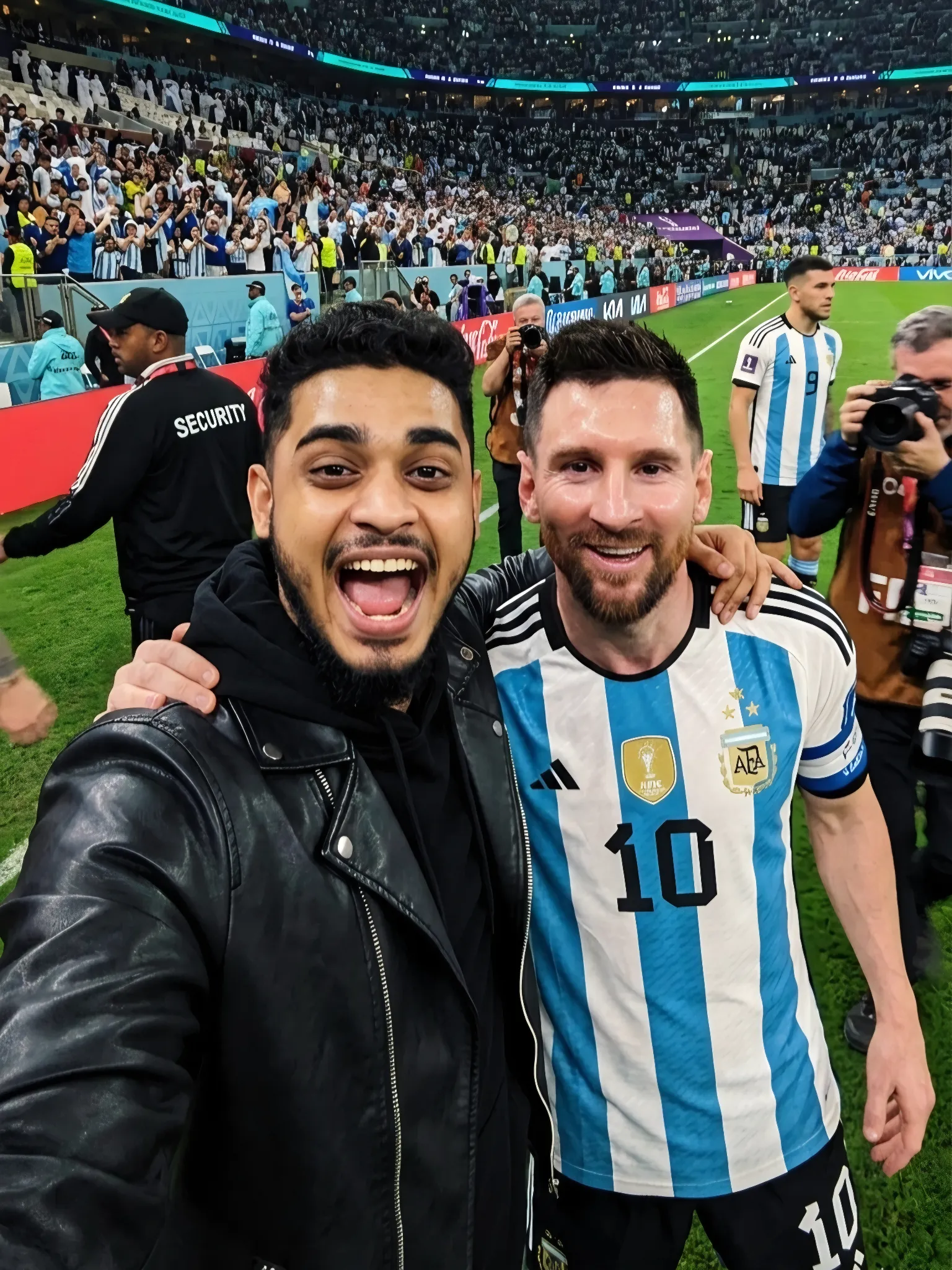 Argentina Victory Stadium Selfie
