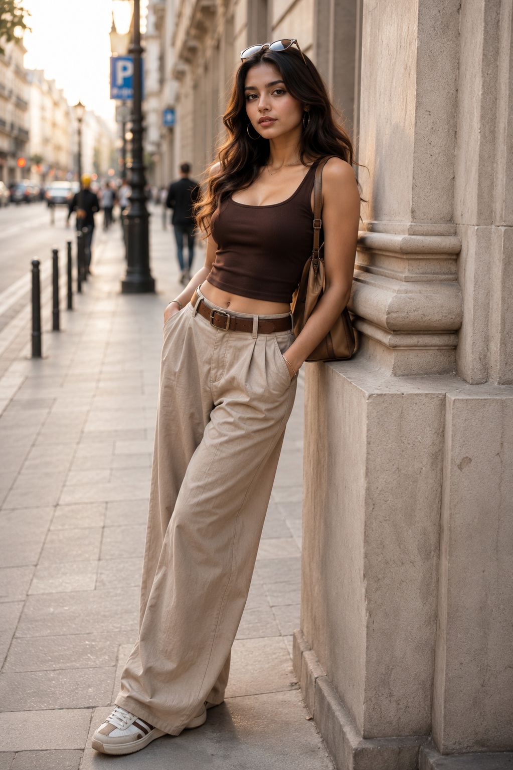European Street Fashion Portrait