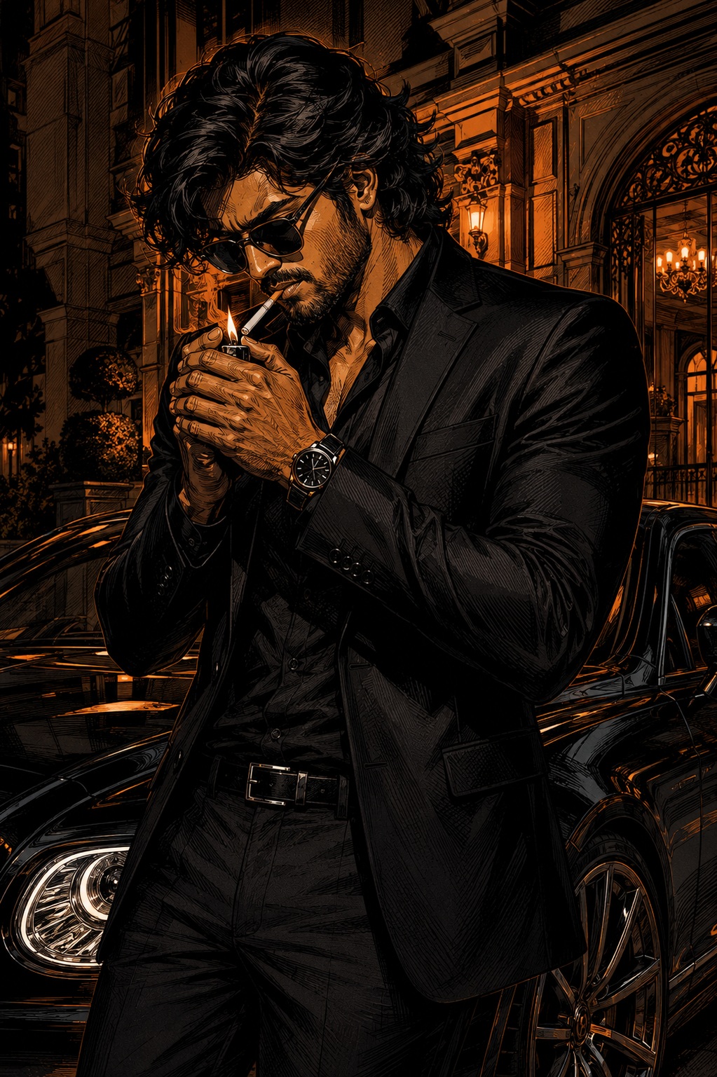 Graphic Novel Luxury Boss Portrait