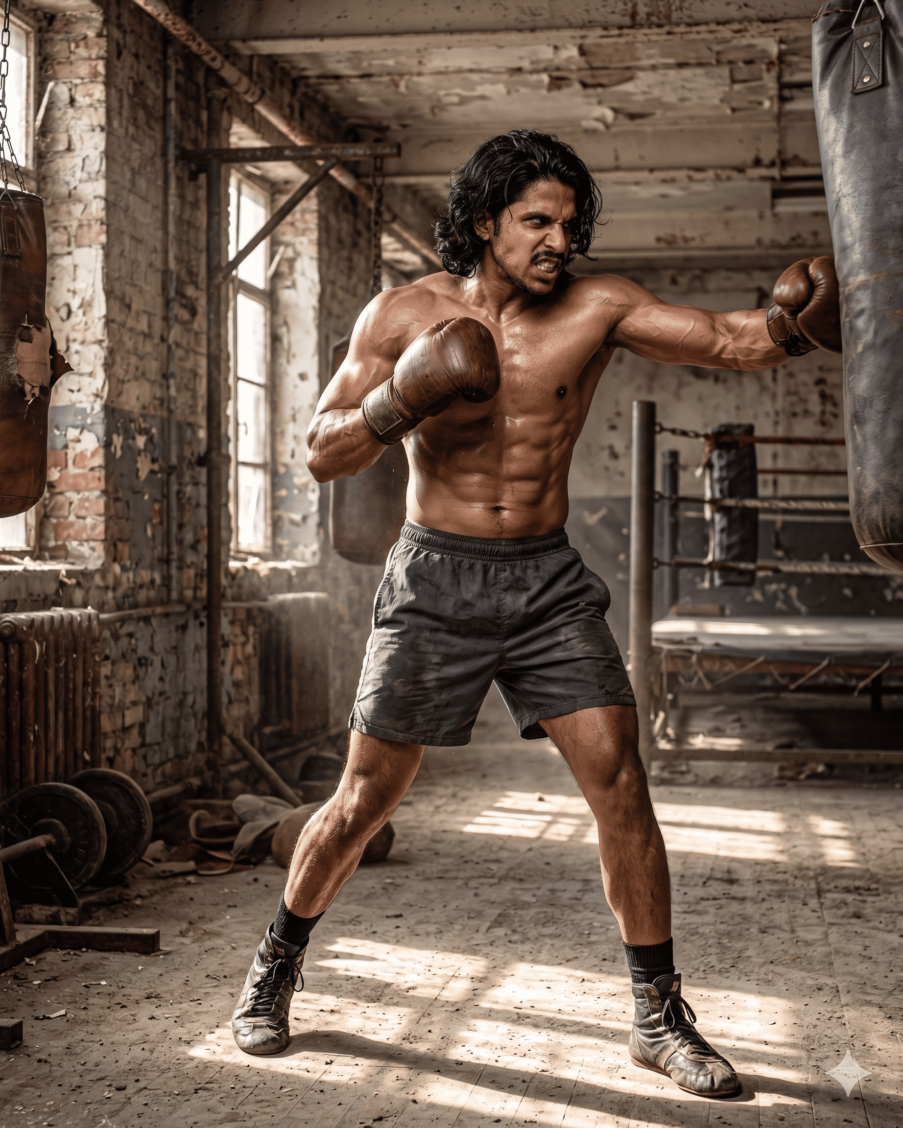 Gritty Boxing Gym Warrior