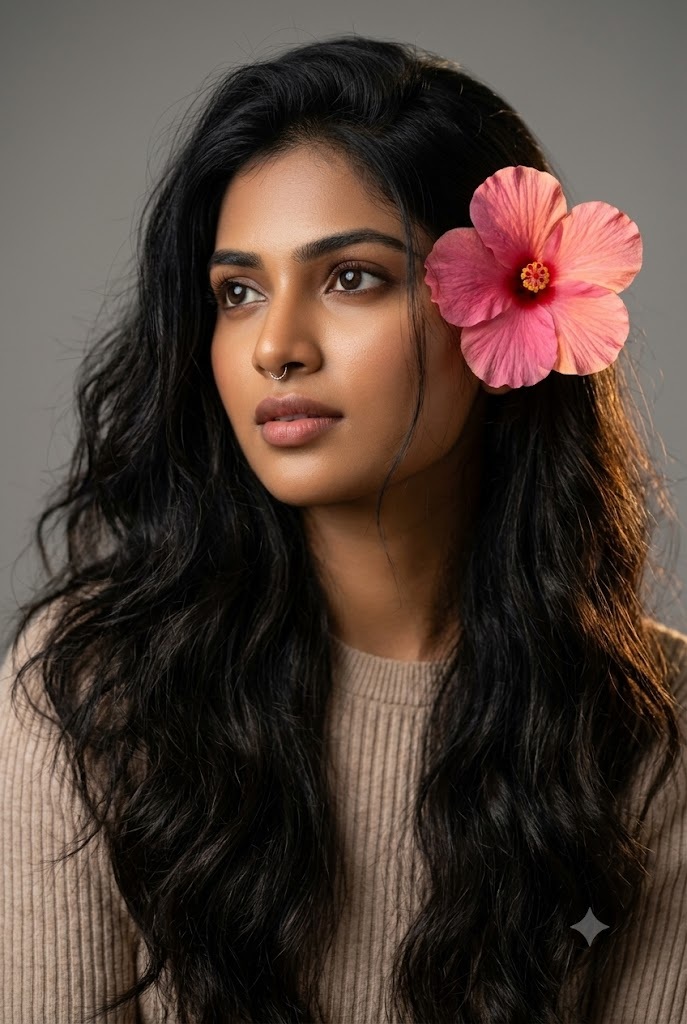 Hibiscus Serenity Portrait
