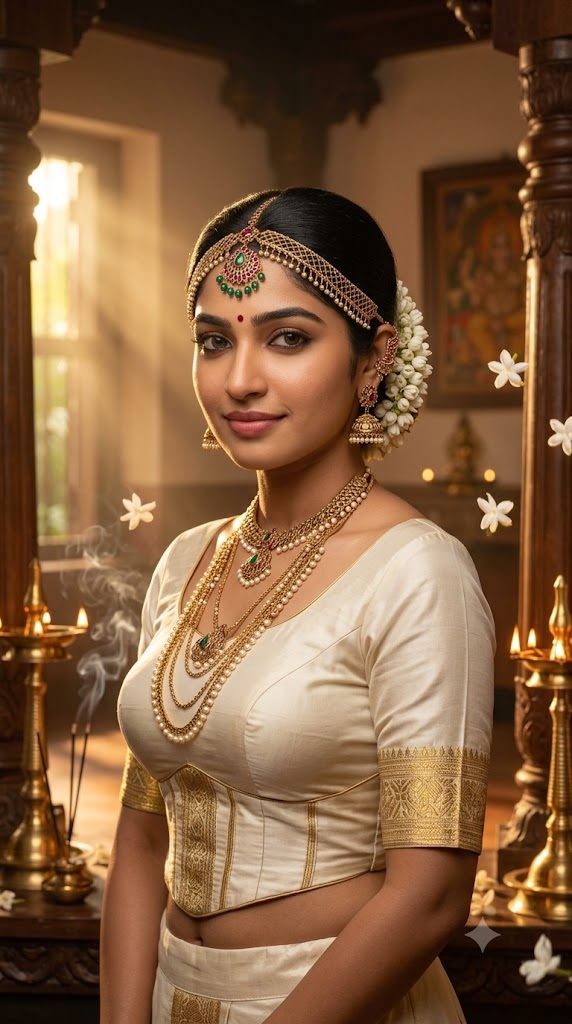 Kerala Temple Couture Editorial