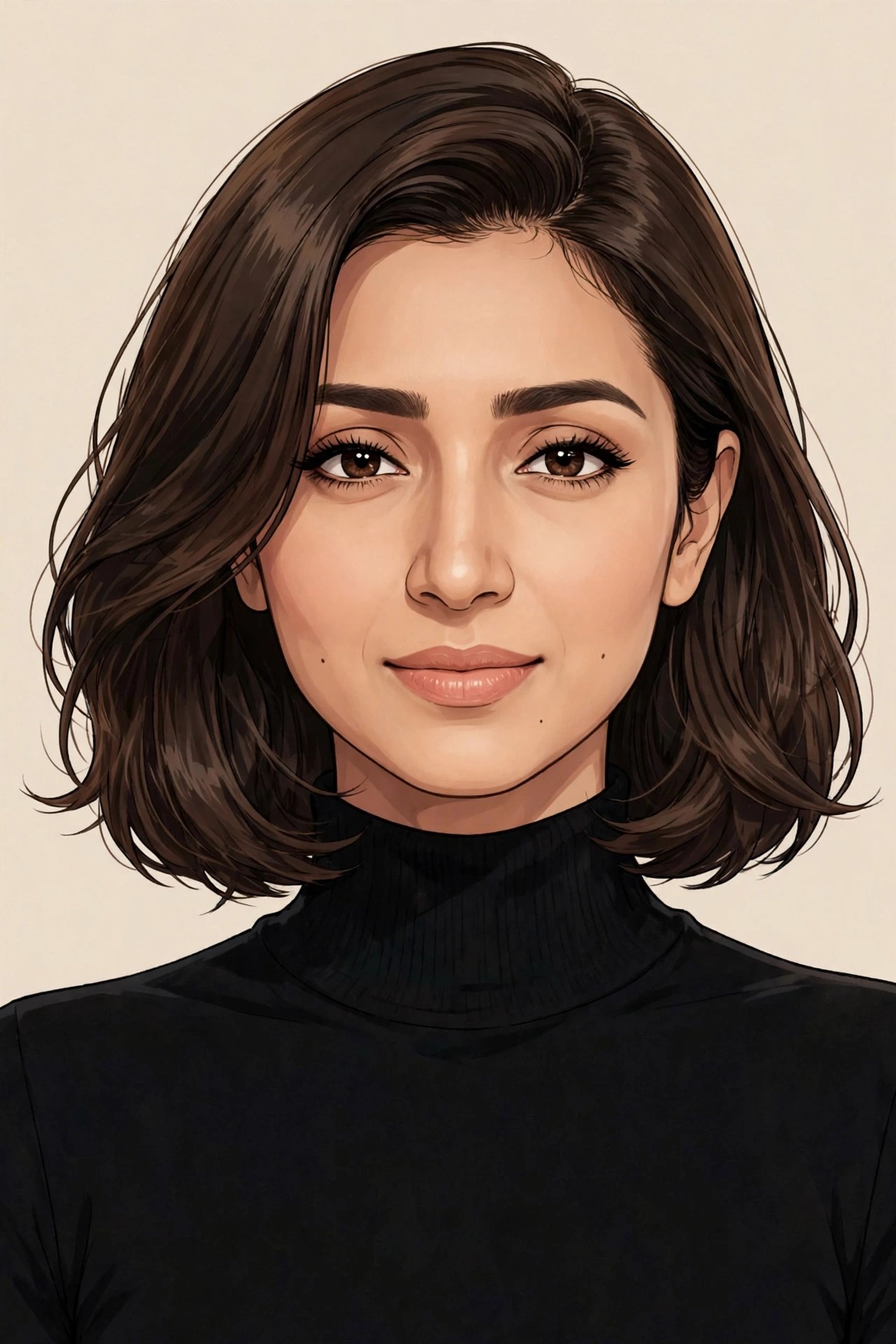 Korean Webtoon Editorial Portrait