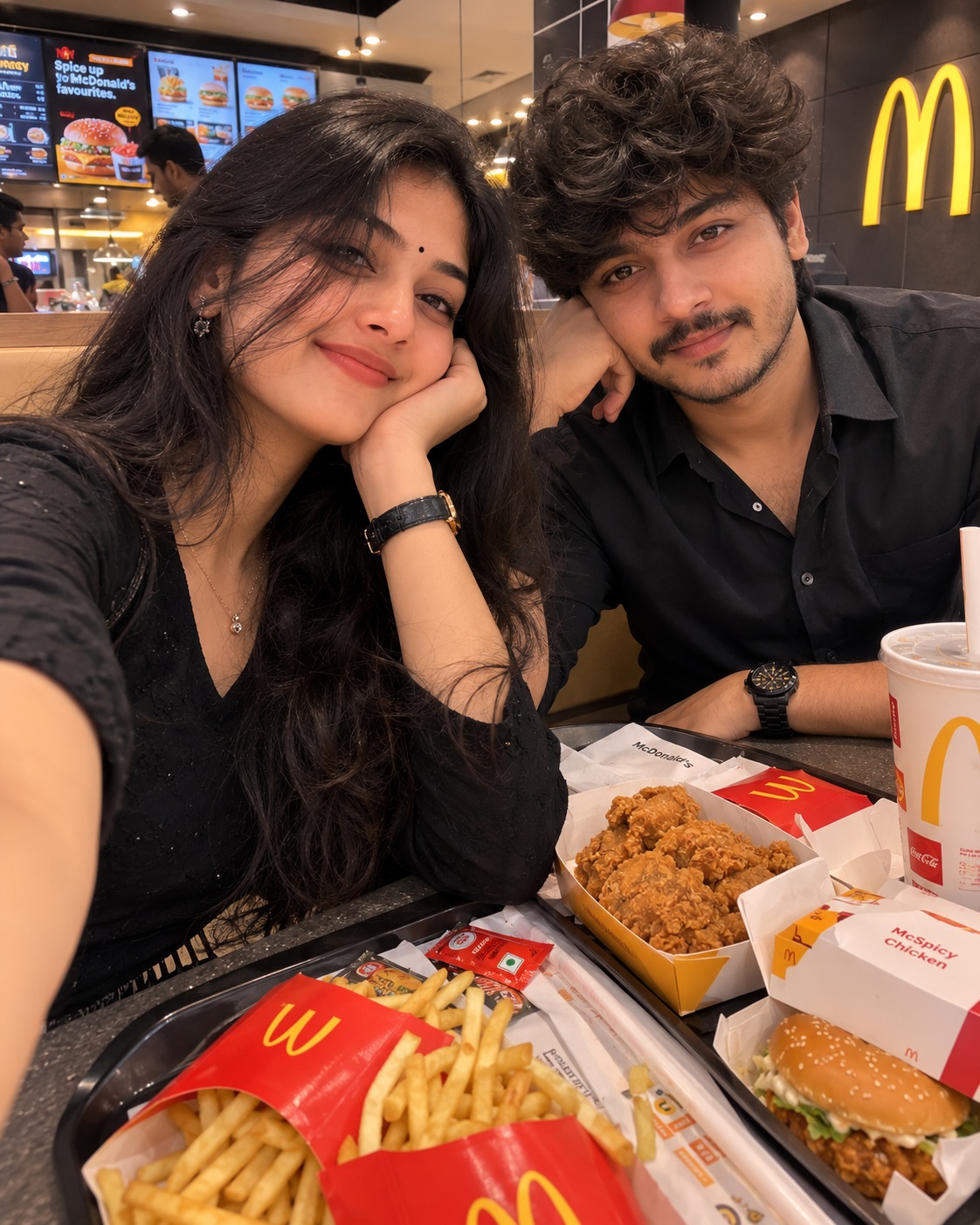 McDonald's Couple Selfie