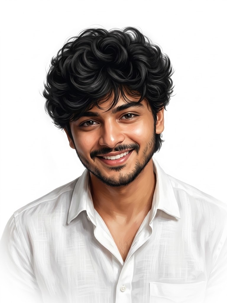 Premium Digital Painting Portrait