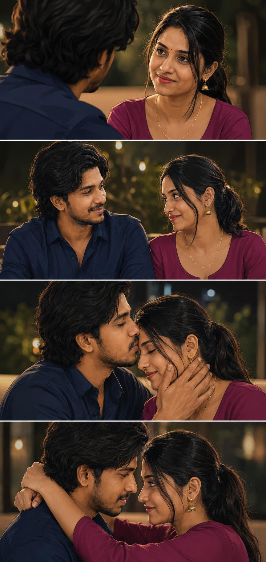 Romantic Storyboard Collage
