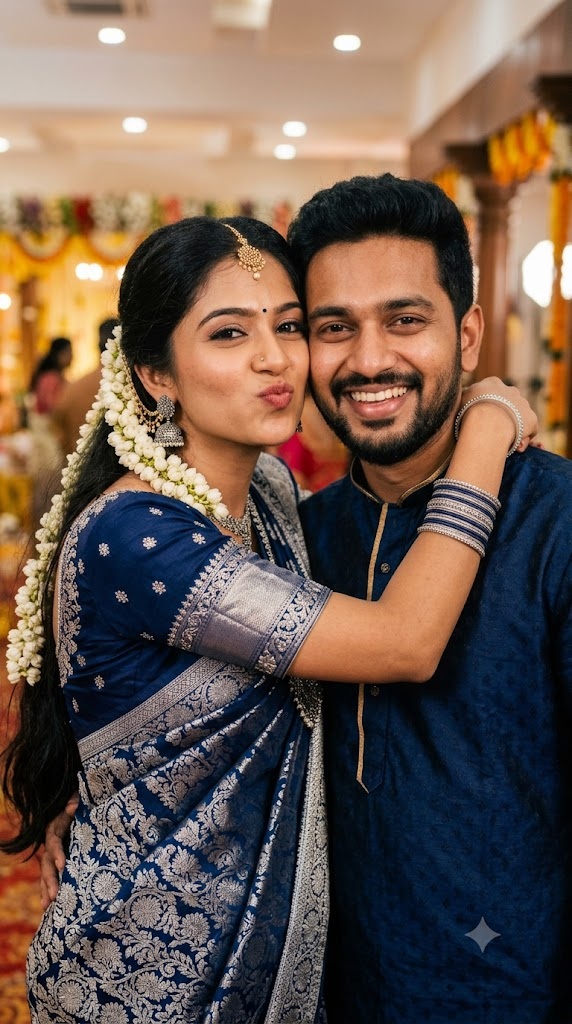 South Indian Wedding Selfie
